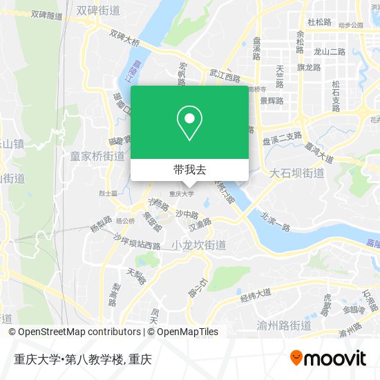 重庆大学•第八教学楼地图