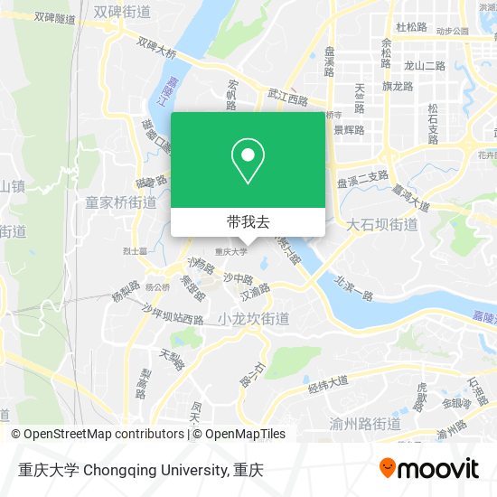重庆大学 Chongqing University地图