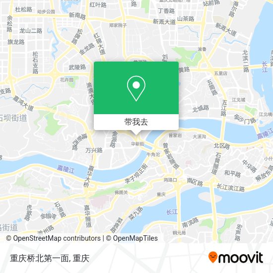 重庆桥北第一面地图