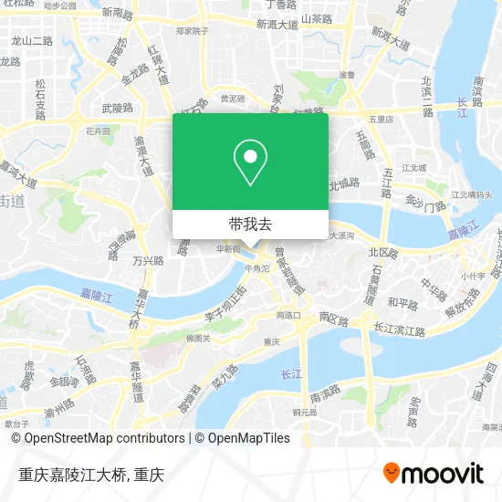 重庆嘉陵江大桥地图