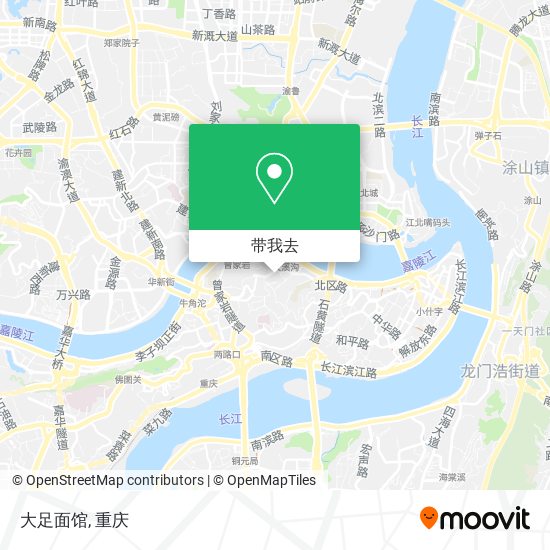 大足面馆地图