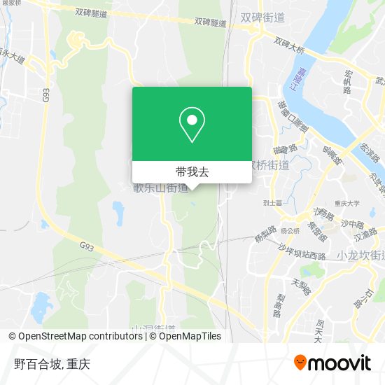 野百合坡地图