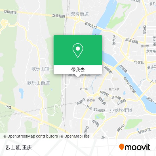 烈士墓地图