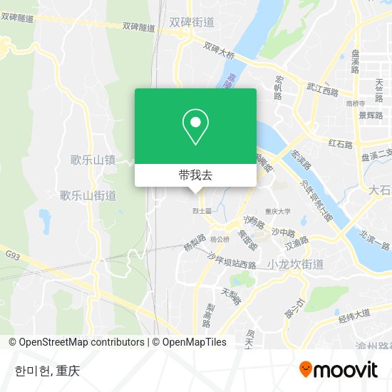 한미헌地图