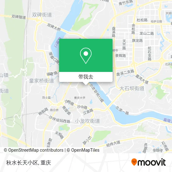 秋水长天小区地图