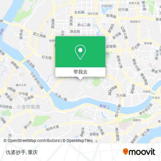 仇婆抄手地图