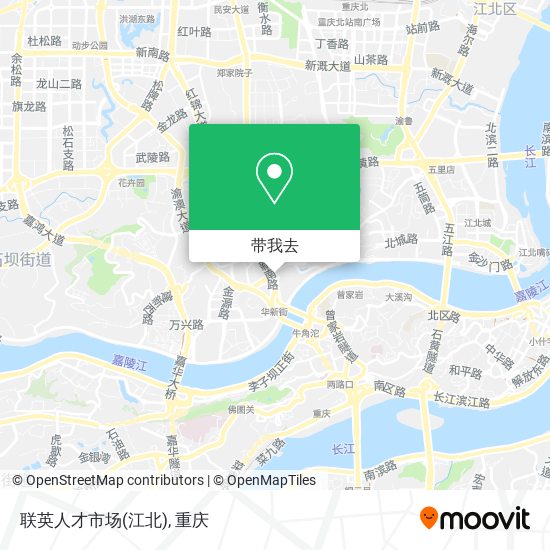 联英人才市场(江北)地图