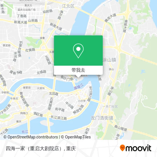 四海一家（重启大剧院店）地图