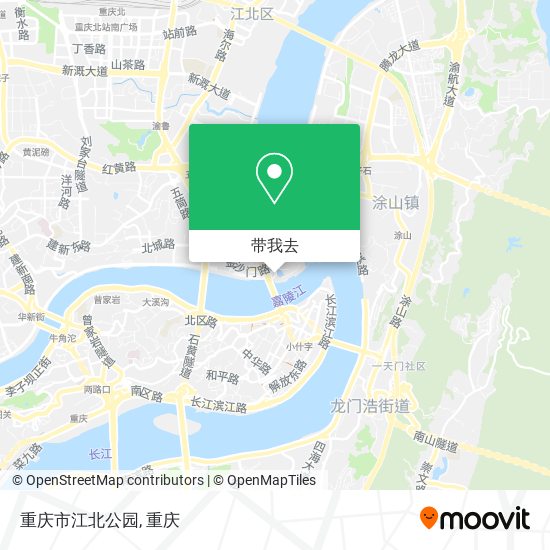 重庆市江北公园地图