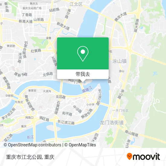 重庆市江北公园地图