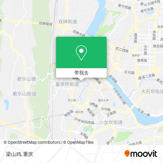 梁山鸡地图
