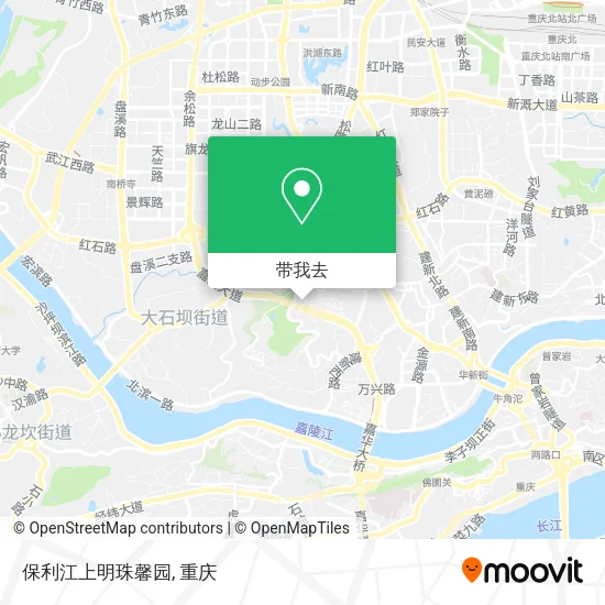 保利江上明珠馨园地图