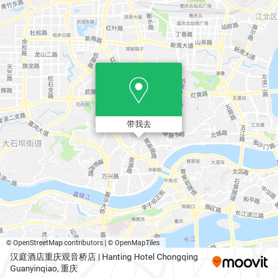 汉庭酒店重庆观音桥店 | Hanting Hotel Chongqing Guanyinqiao地图