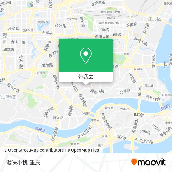 滋味小栈地图