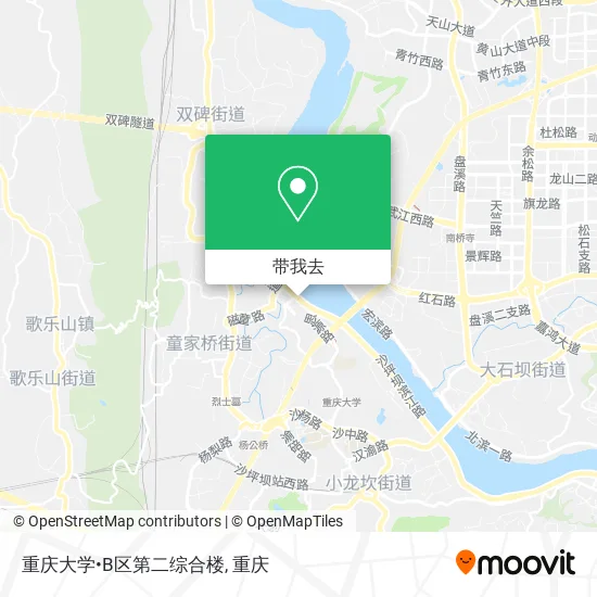 重庆大学•B区第二综合楼地图