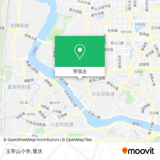 玉带山小学地图