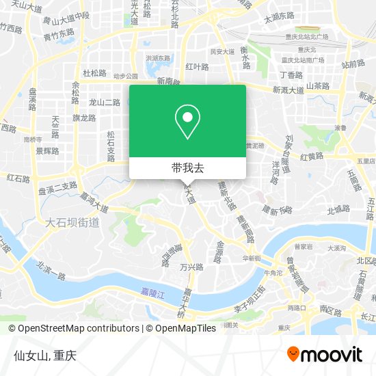 仙女山地图