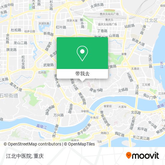 江北中医院地图