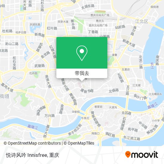 悦诗风吟 Innisfree地图