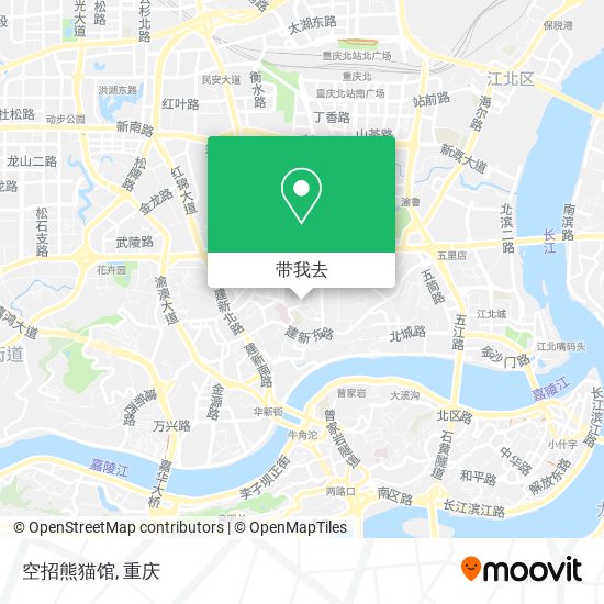 空招熊猫馆地图