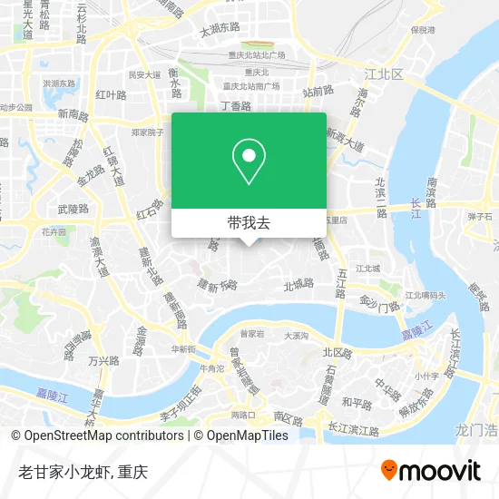 老甘家小龙虾地图
