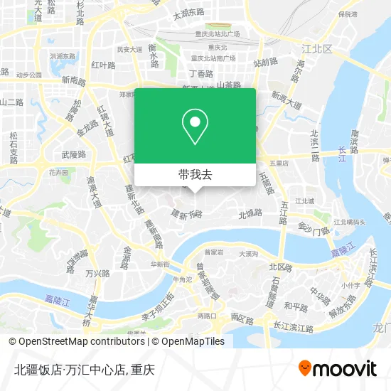 北疆饭店·万汇中心店地图