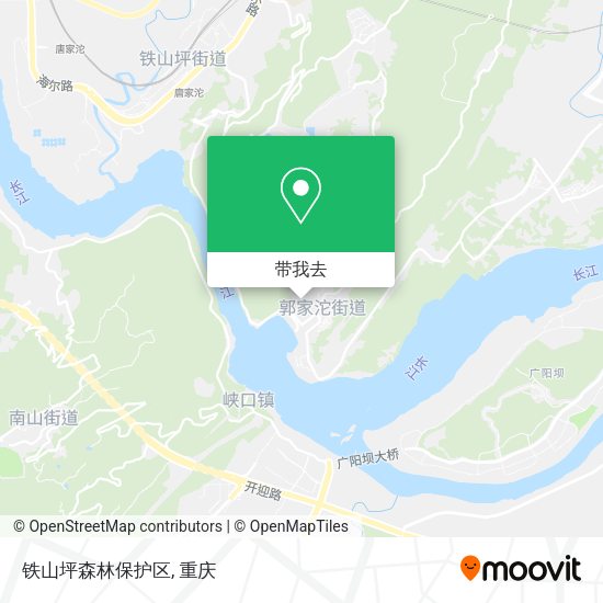 铁山坪森林保护区地图