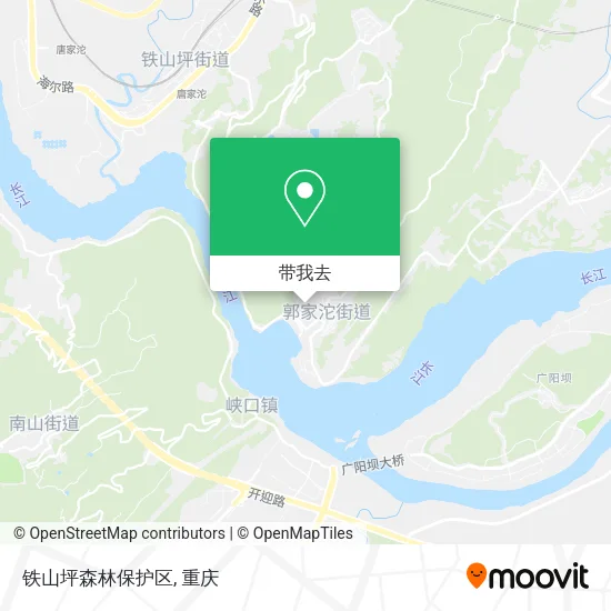 铁山坪森林保护区地图