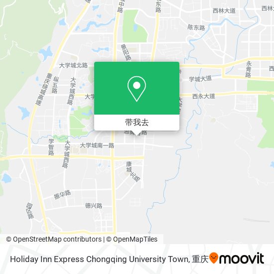Holiday Inn Express Chongqing University Town地图