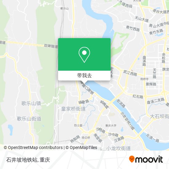 石井坡地铁站地图