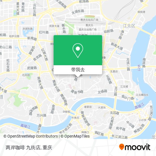 两岸咖啡 九街店地图