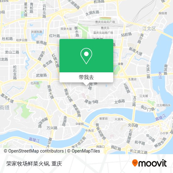 荣家牧场鲜菜火锅地图