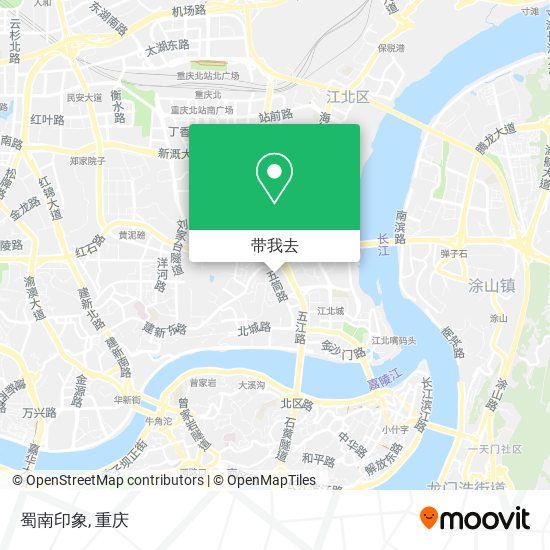 蜀南印象地图