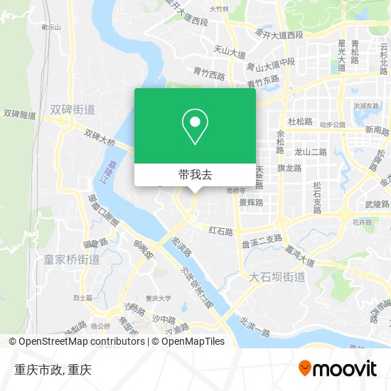 重庆市政地图
