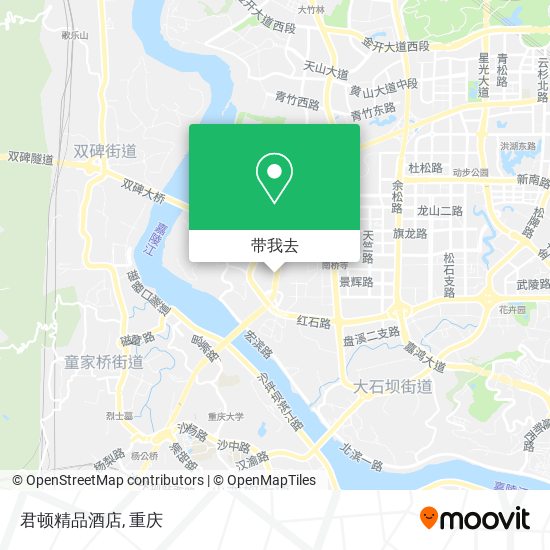 君顿精品酒店地图