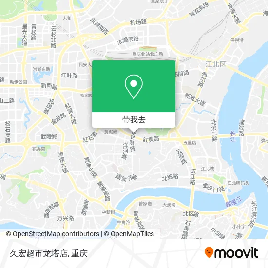 久宏超市龙塔店地图