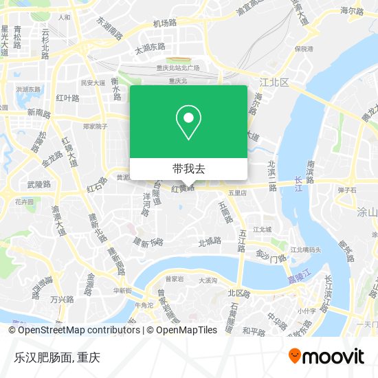 乐汉肥肠面地图