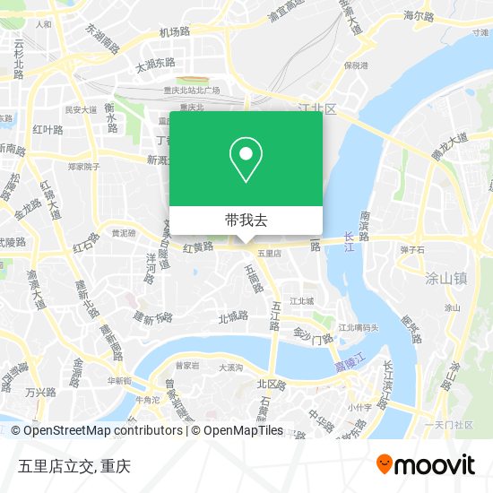 五里店立交地图
