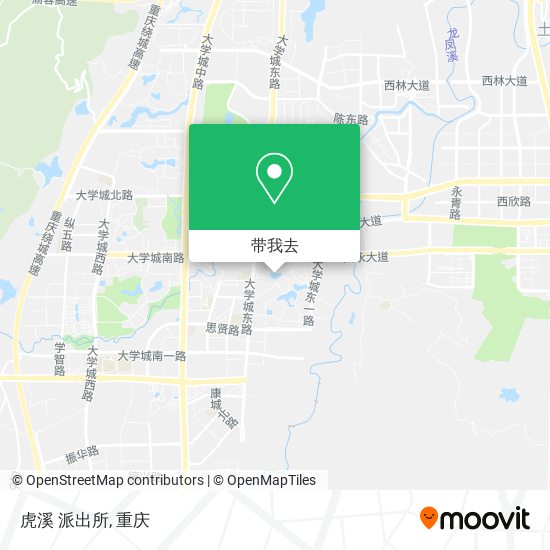 虎溪 派出所地图