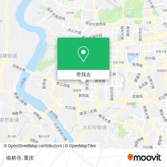 南桥寺地图