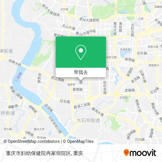 重庆市妇幼保健院冉家坝院区地图