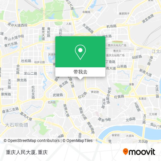 重庆人民大厦地图