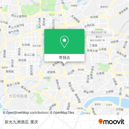 新光九洲酒店地图