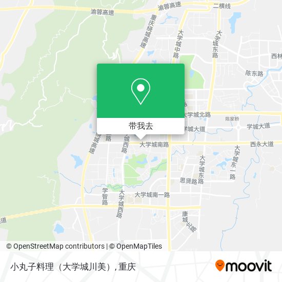小丸子料理（大学城川美）地图