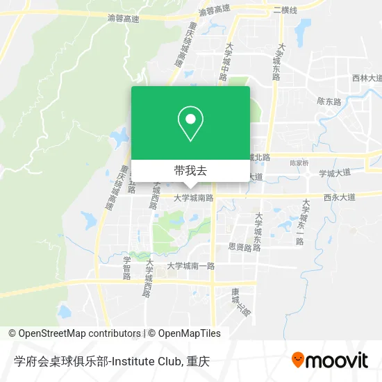 学府会桌球俱乐部-Institute Club地图