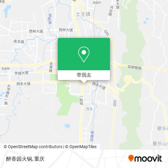醉香园火锅地图