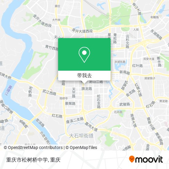 重庆市松树桥中学地图