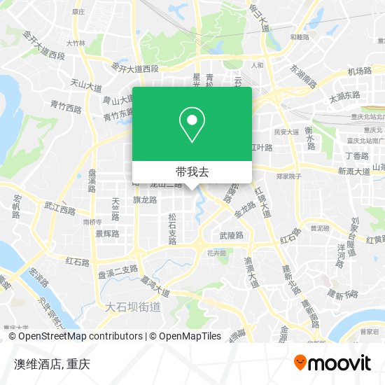 澳维酒店地图