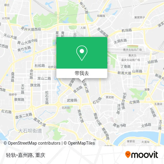 轻轨•嘉州路地图