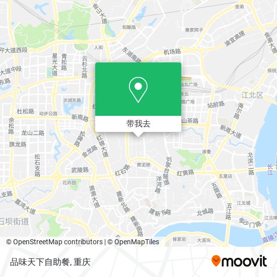 品味天下自助餐地图